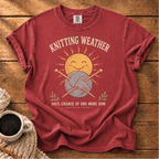 Knitting Weather T-Shirt