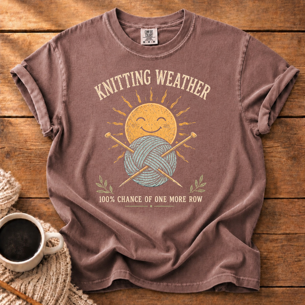 Knitting Weather T-Shirt