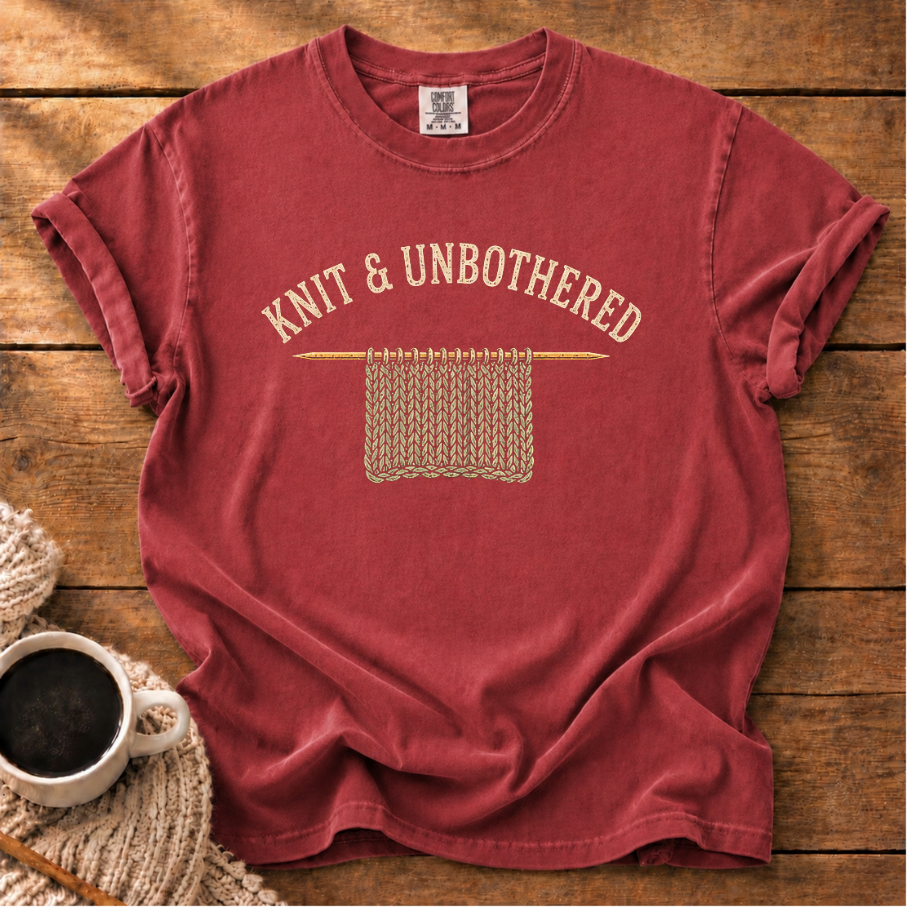 Knit & Unbothered T-Shirt