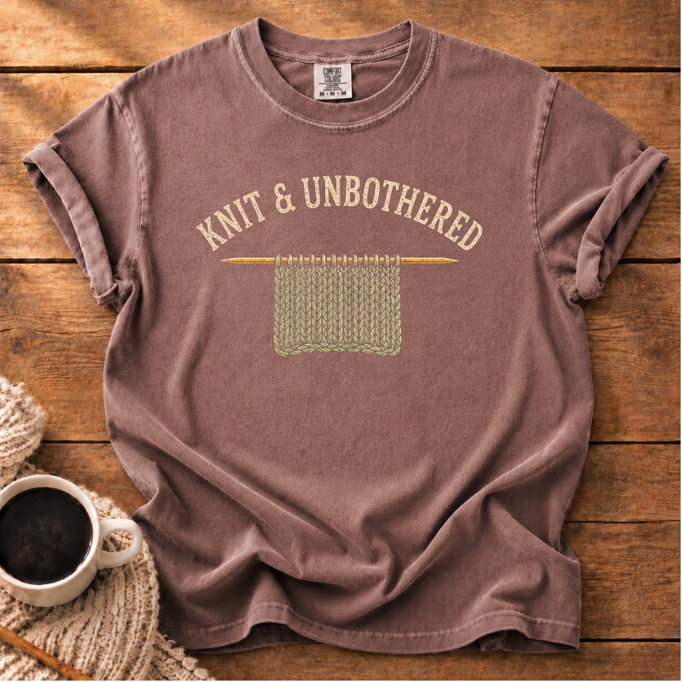 Knit & Unbothered T-Shirt