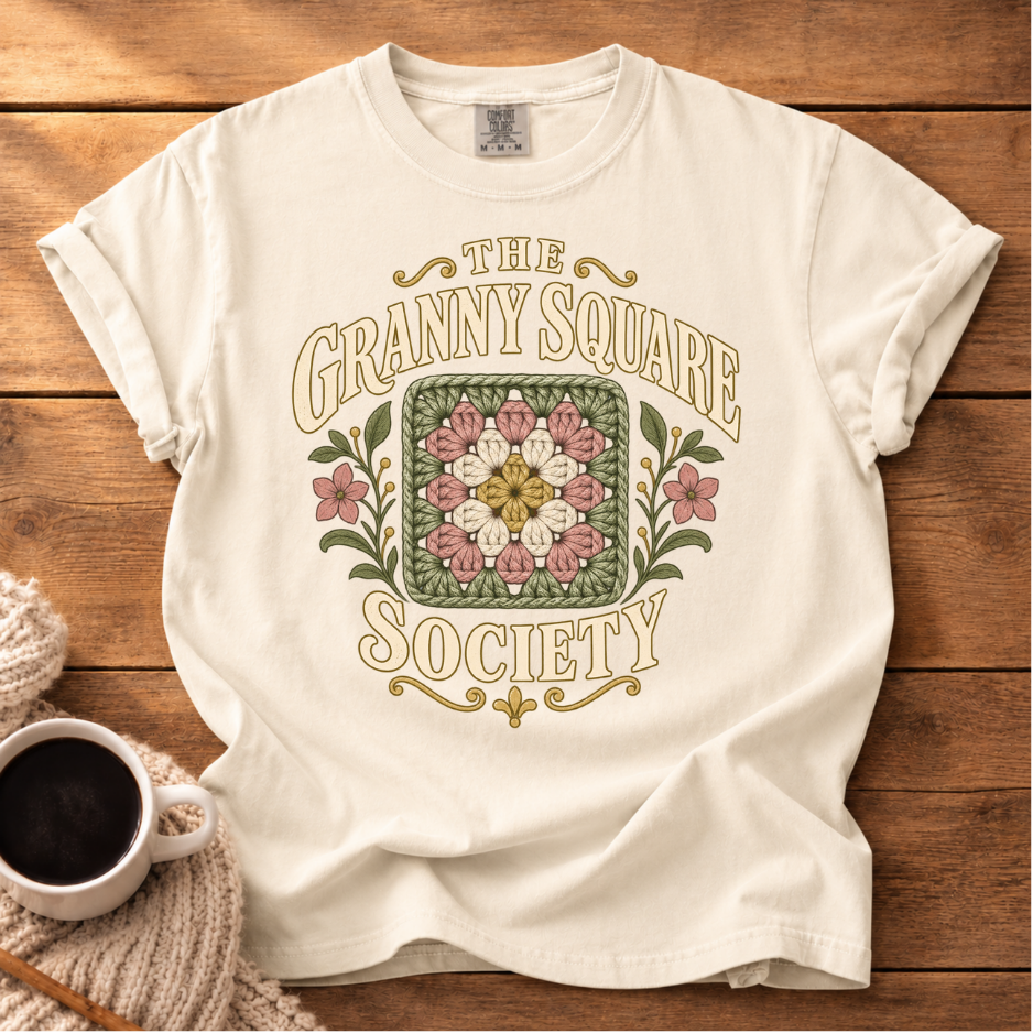 Granny Square Society T-Shirt