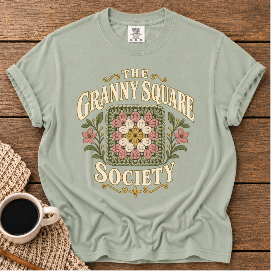 Granny Square Society T-Shirt