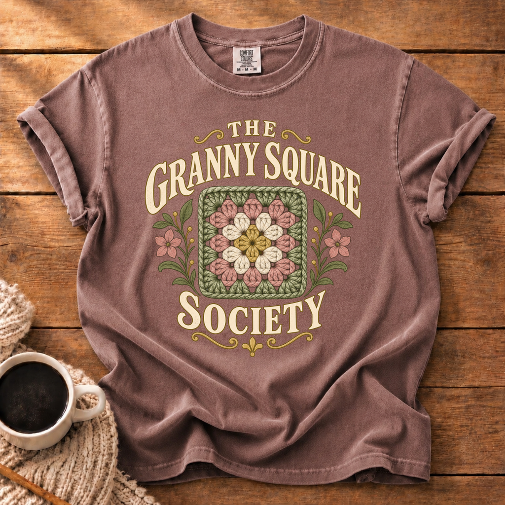 Granny Square Society T-Shirt