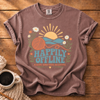 Happily Offline T-Shirt