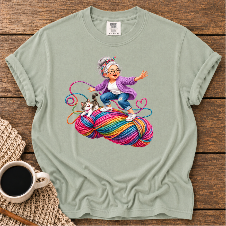 Kitty Yarn Adventure T-Shirt