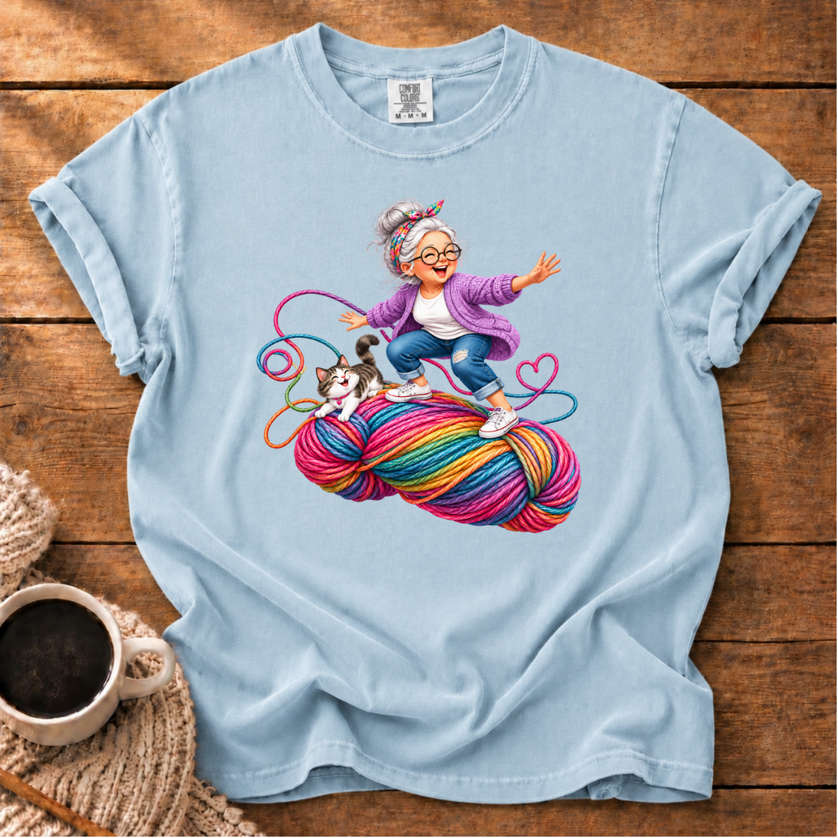 Kitty Yarn Adventure T-Shirt