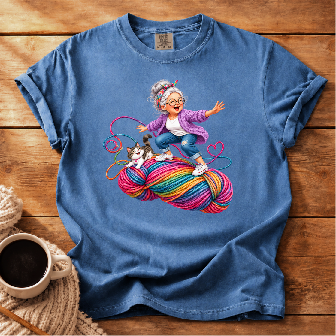Kitty Yarn Adventure T-Shirt